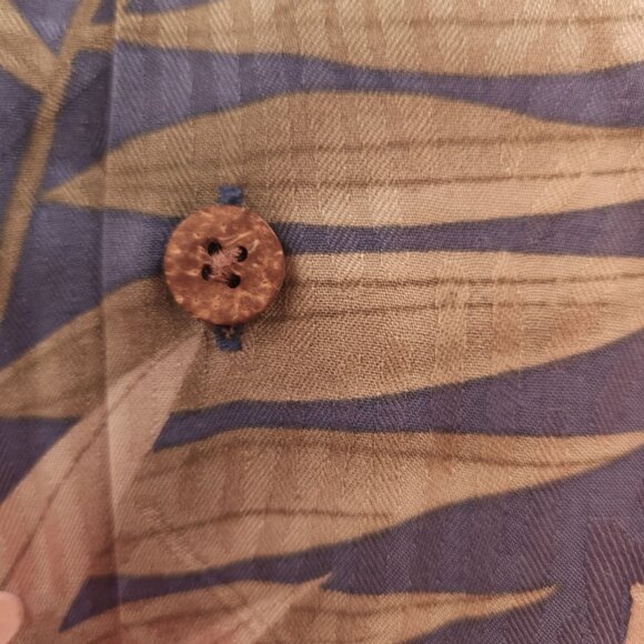 Tommy Bahama Men's Silk Shirt Button Up Hibiscus Print Short Sleeve - Picture 7 of 10